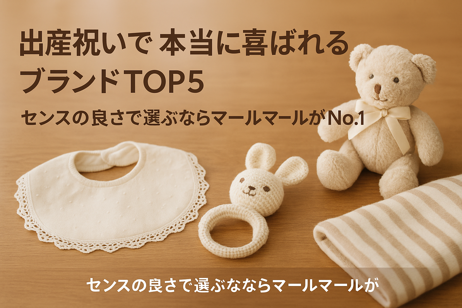 出産祝いで本当に喜ばれるブランドTOP5|センスの良さで選ぶならマールマールがNo.1